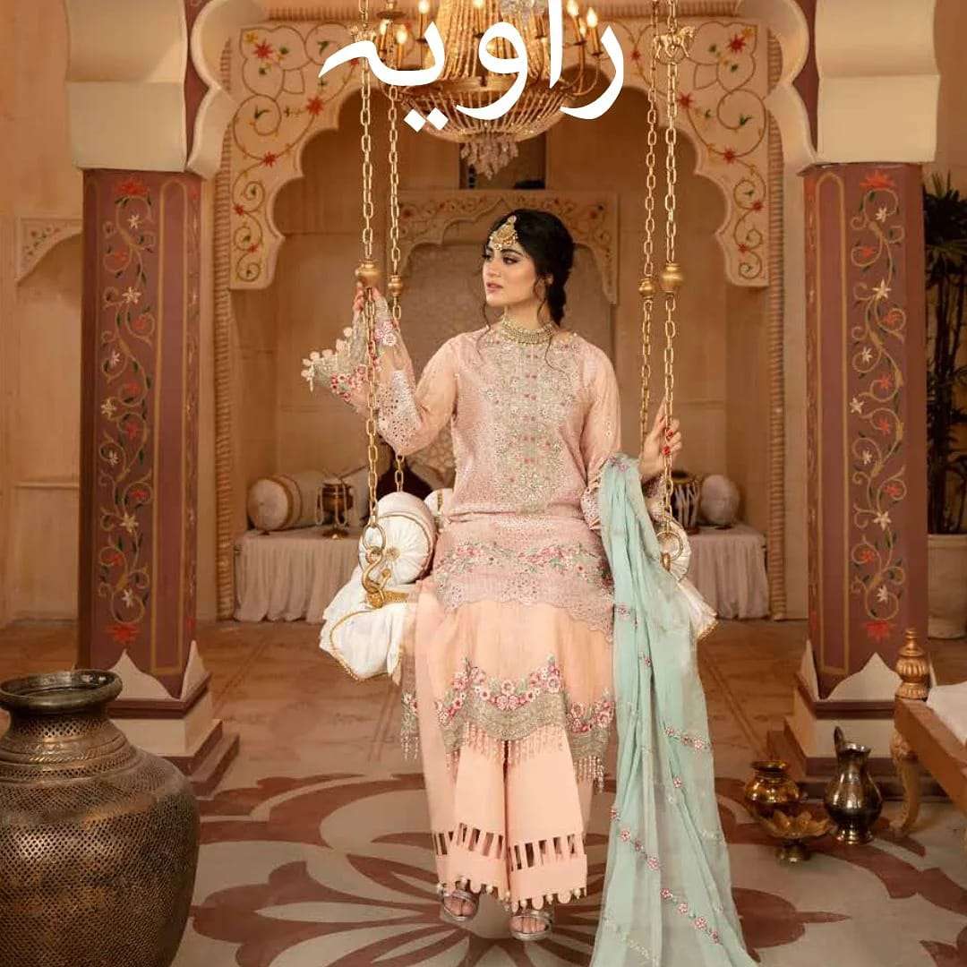 Adan Libas Ravia Schhiffli Embroidered Collection